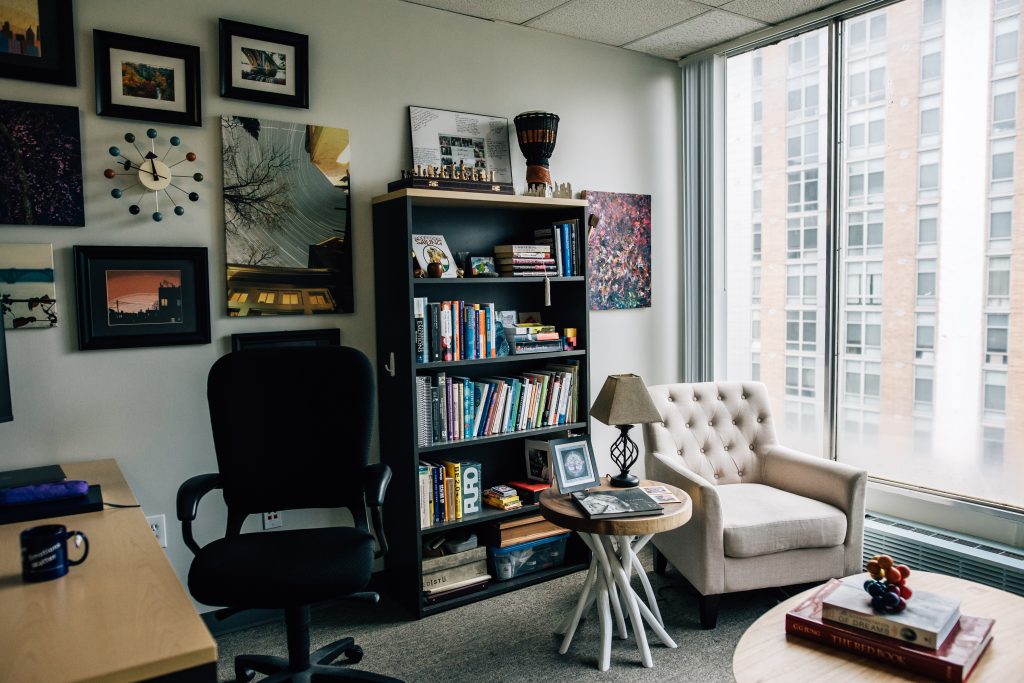 office with big windows